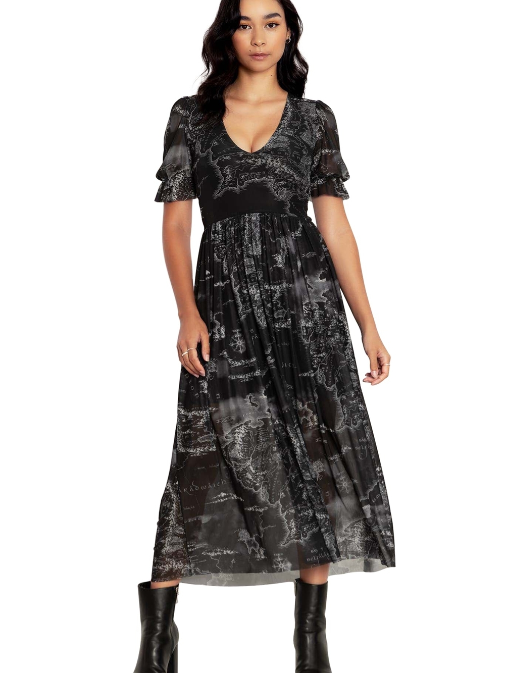 Blackmilk Lord Of The Rings: Middle-earth Map Black